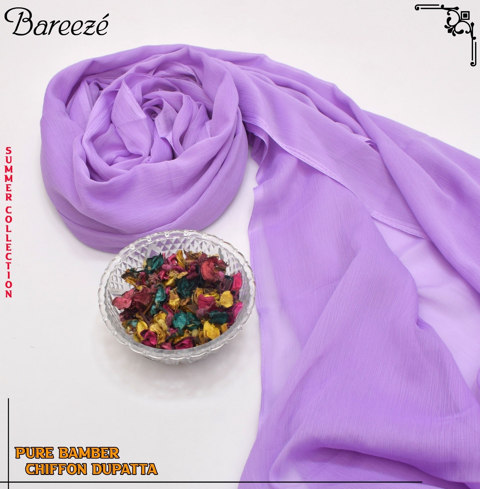 Breeze Plian Chiffon Dupatta(DZD-2268)