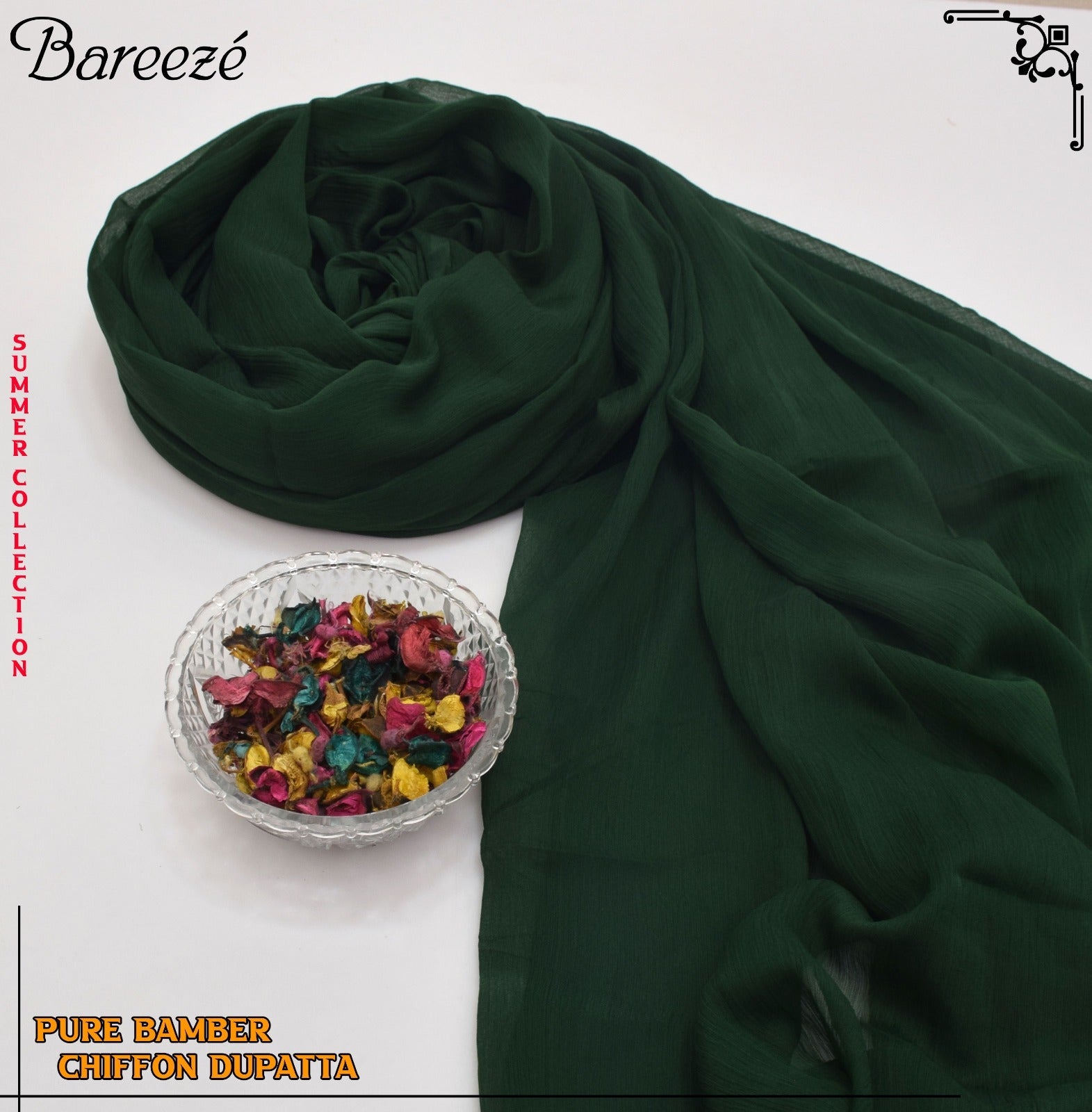 Breeze Plian Chiffon Dupatta(DZD-2271)