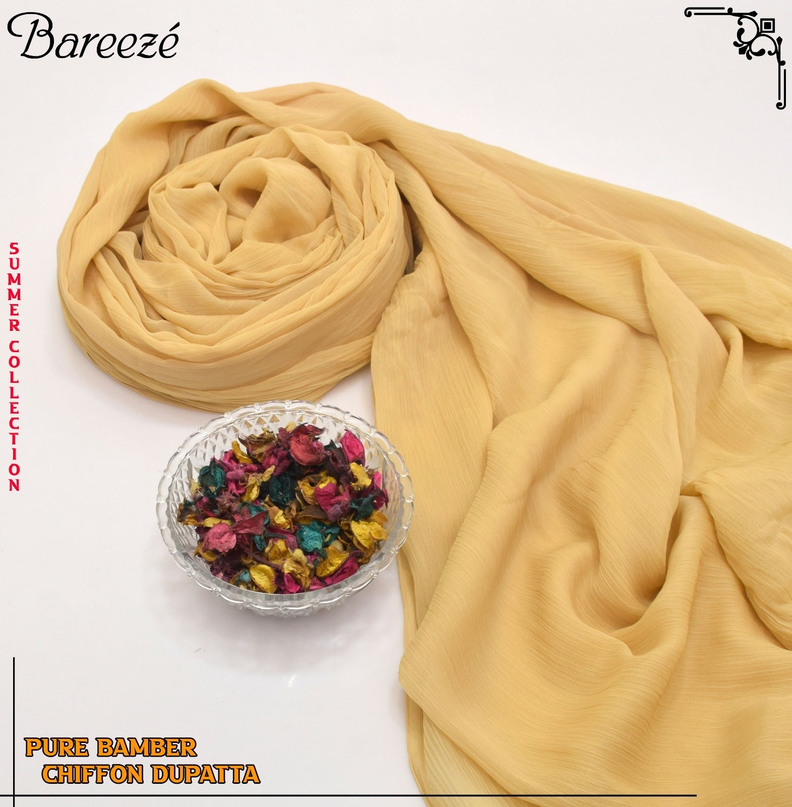 Breeze Plian Chiffon Dupatta(DZD-2261)