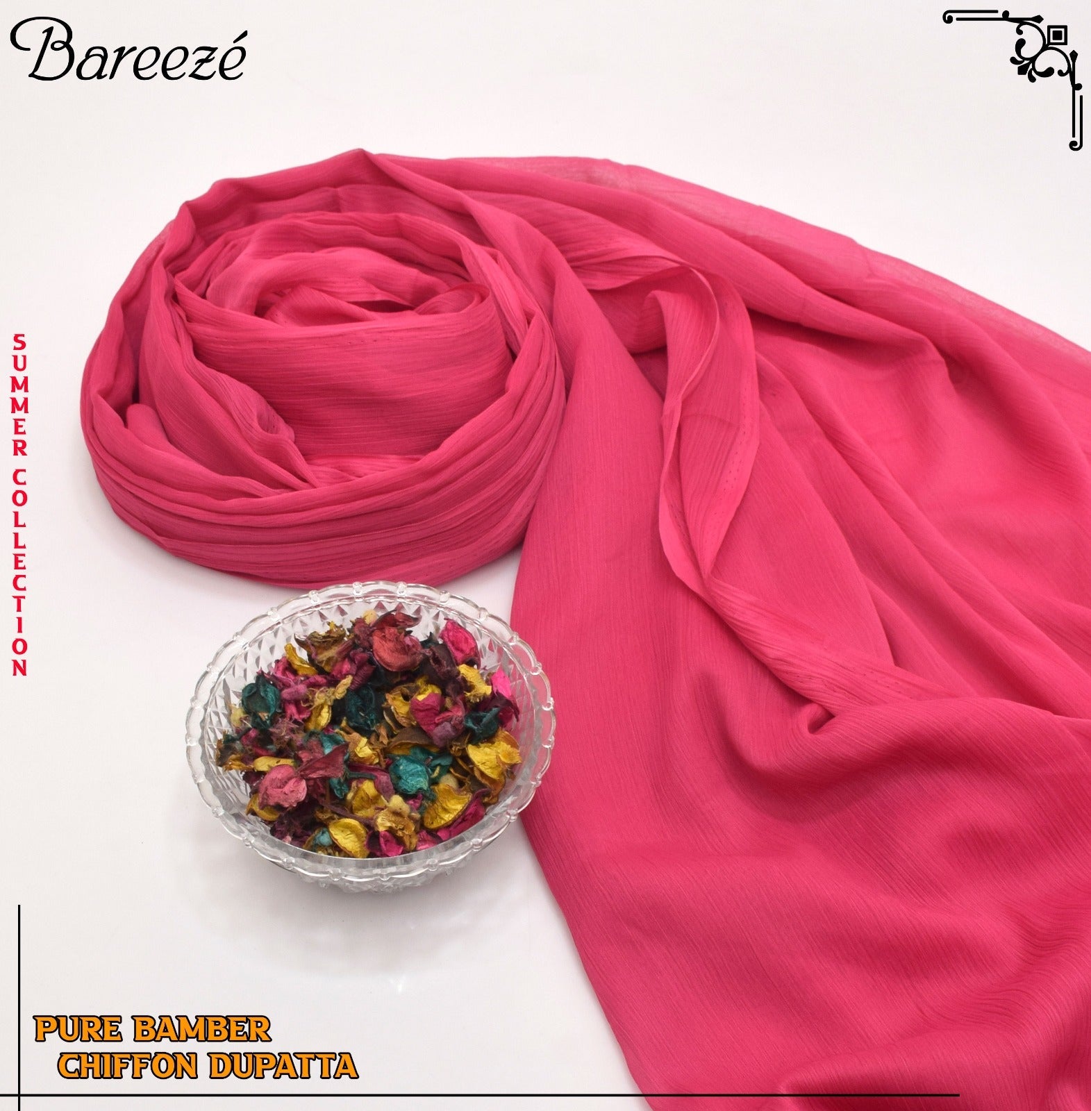 Breeze Plian Chiffon Dupatta(DZD-2262)