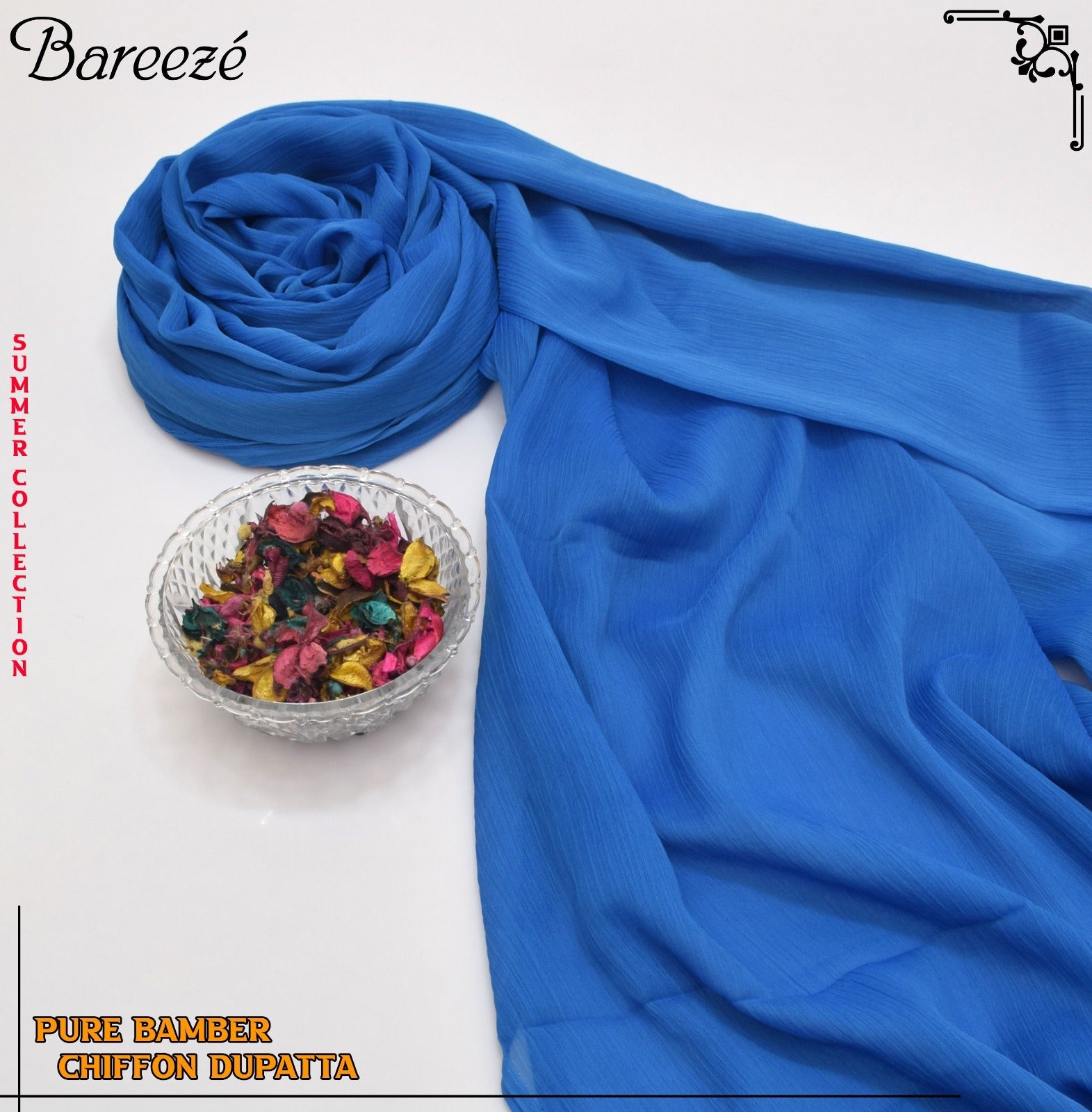 Breeze Plian Chiffon Dupatta(DZD-2258)