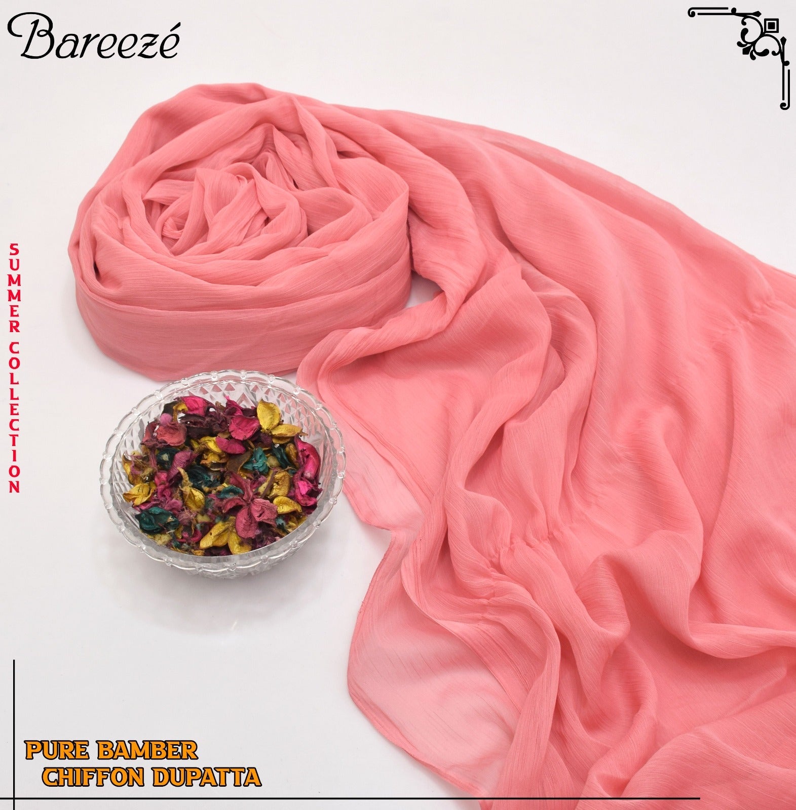 Breeze Plian Chiffon Dupatta(DZD-2259)