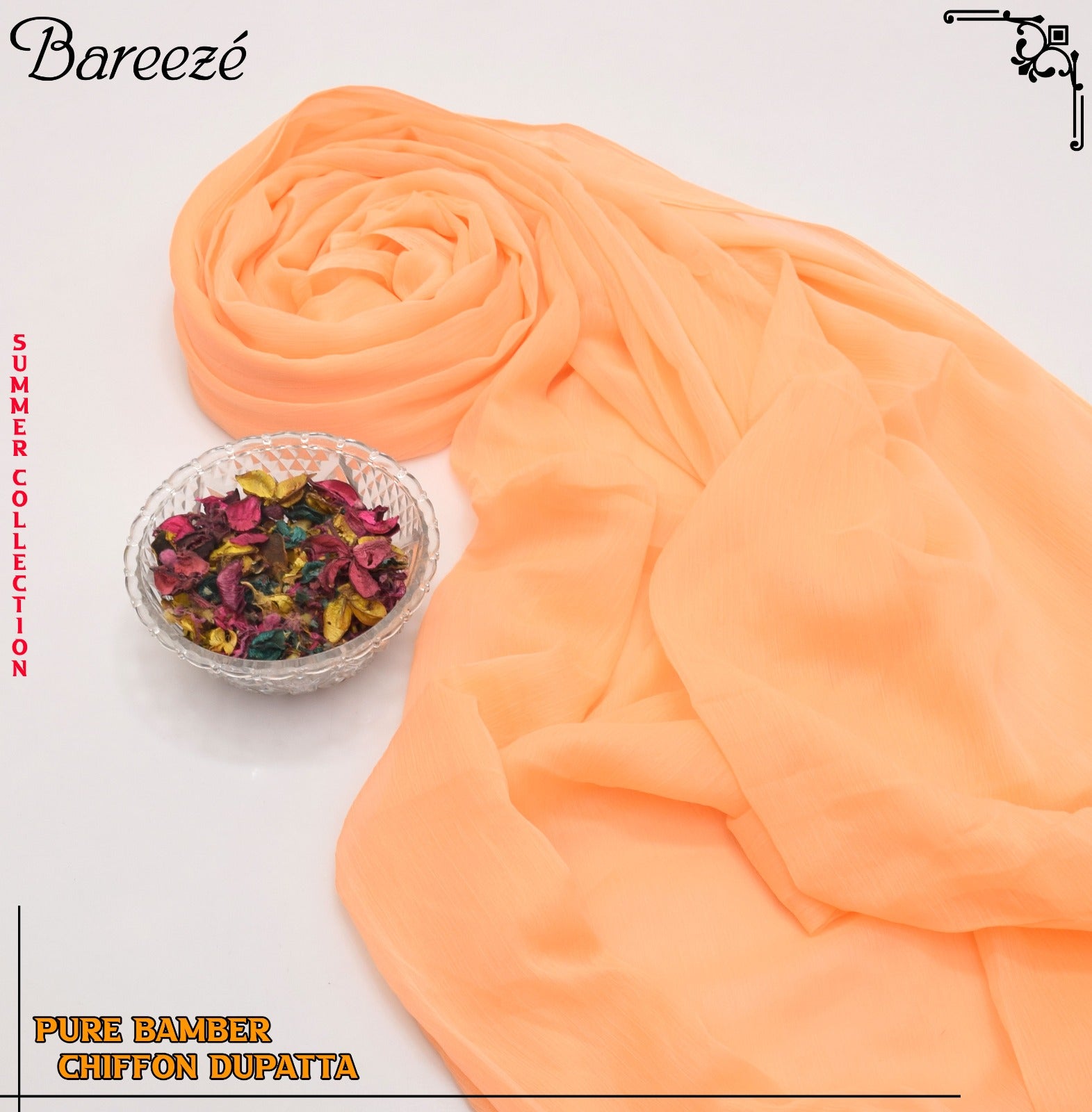 Breeze Plian Chiffon Dupatta(DZD-2256)