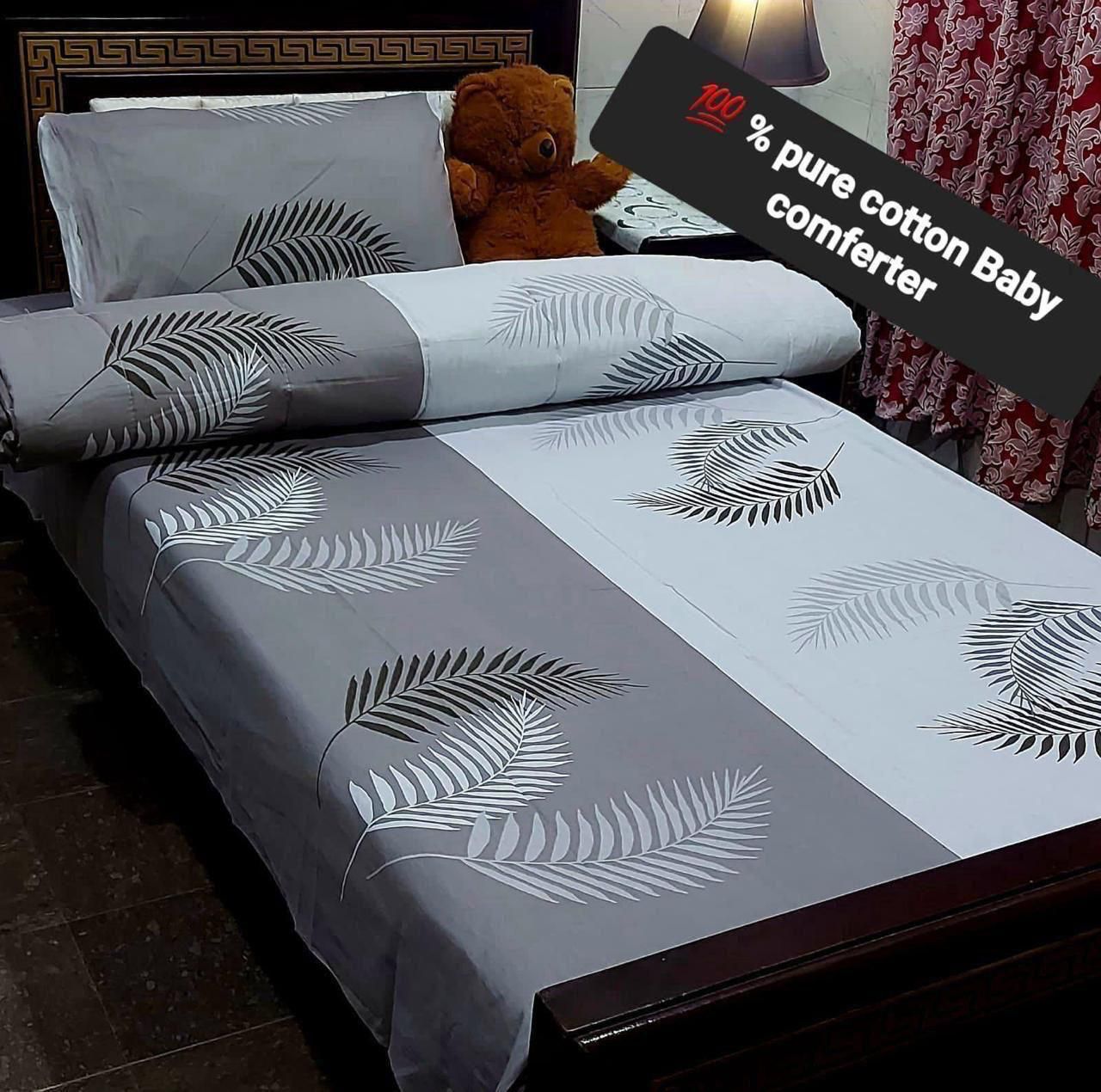 3 PCs Single Kids Winter Comforter Set