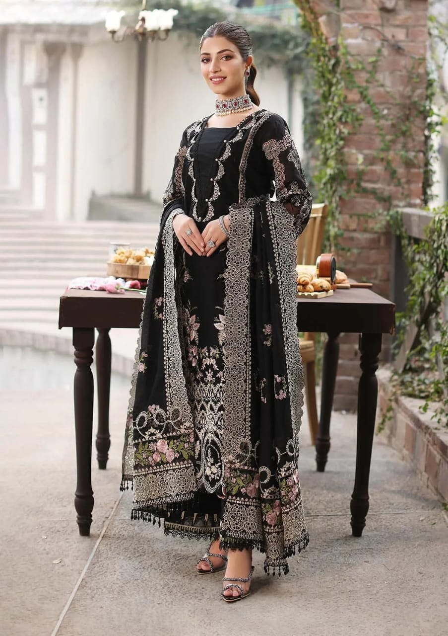 KAHF | NOOR | UNSTITCHED LAWN 3PC