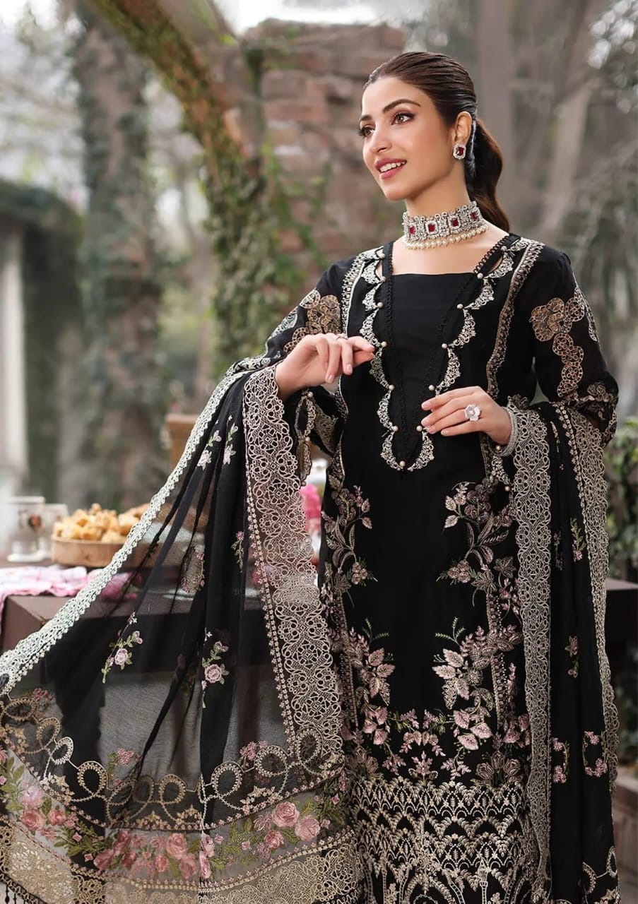 KAHF | NOOR | UNSTITCHED LAWN 3PC