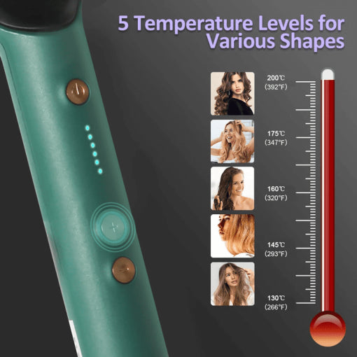 Electric Hair Straightener Ceramic Hair Curler Styling Brush – New Technology