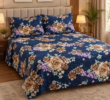 3PCS FLEES BEDSHEET (big box) DZN 88102